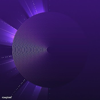Purple circle pattern background vector | Free stock vector - 535213