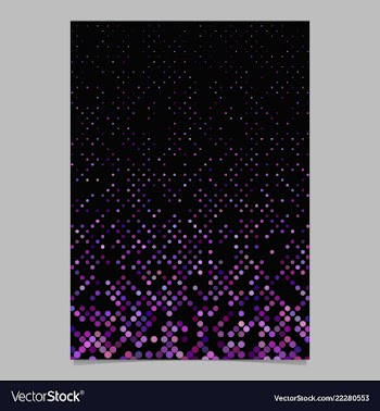 Purple circle pattern brochure background vector image