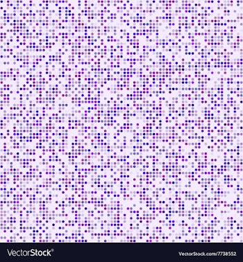 Purple circle pixel mosaic background vector image