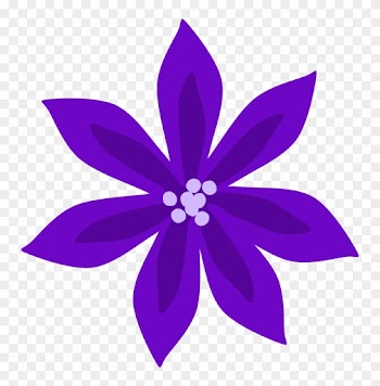 Purple Clip Art Flowers