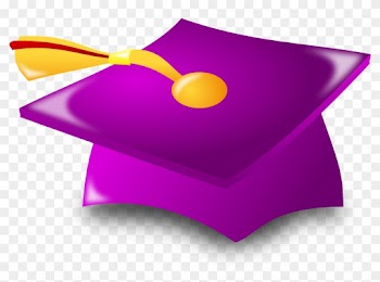 Purple Clipart Graduation - Graduation Cap Clip Art