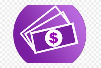 Purple Clipart Money - Money