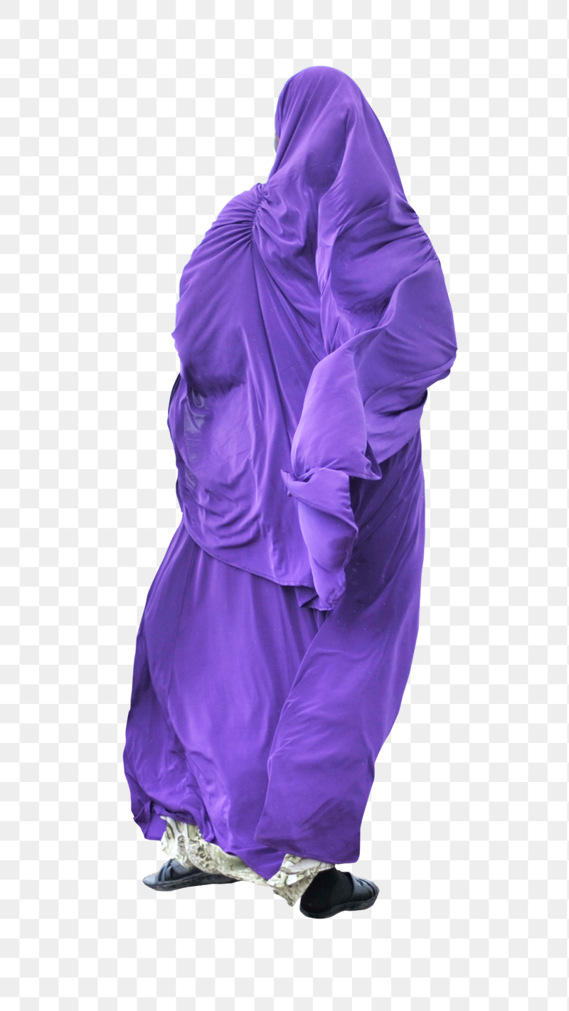 Purple cloaked woman png sticker, | Free PNG - rawpixel