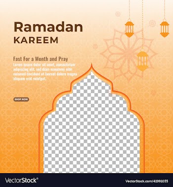 purple color ramadan sale social media post
