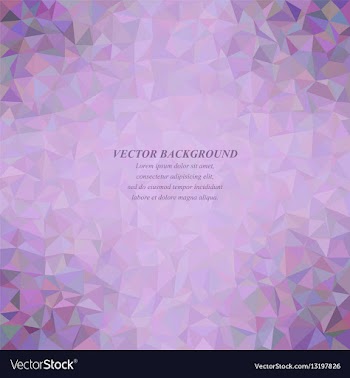 Purple colorful triangle mosaic background design vector image