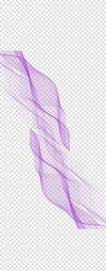 Purple Computer file, Gentle floating ribbon transparent background PNG clipart