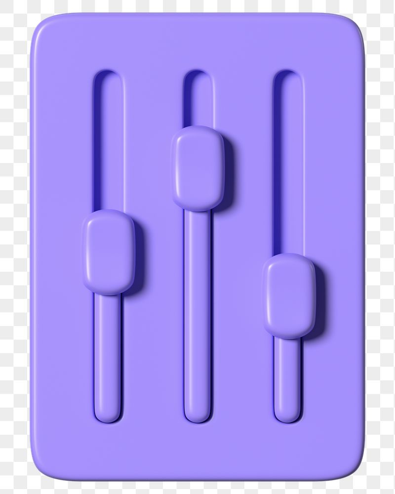 Purple control panel png sticker, | Free PNG - rawpixel