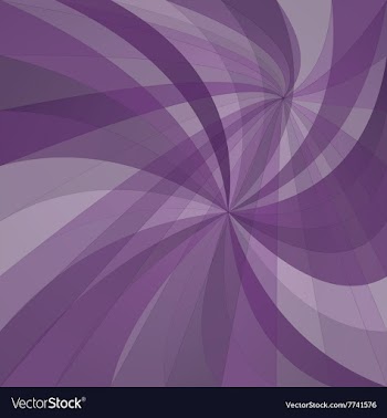 Purple double spiral design background vector image