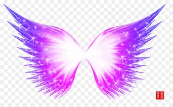 Purple Download - Beautiful transparent wings 