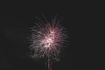purple fireworks