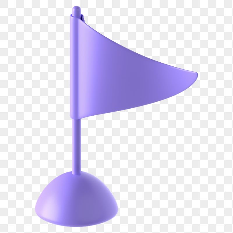 Purple flag png icon sticker, | Free PNG - rawpixel