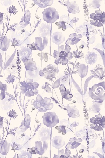 Purple floral background, flower graphic | Free Photo Illustration - rawpixel