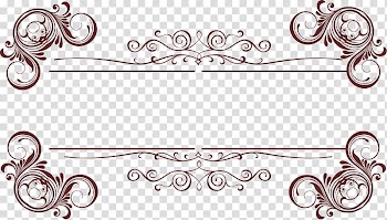 Purple floral frame border, Arabesque Euclidean , Hand painted brown vine circle transparent background PNG clipart