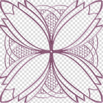 Purple flower abstract art transparent background PNG clipart
