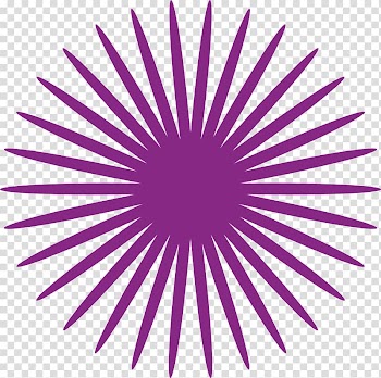 Purple flower , Purple circle transparent background PNG clipart