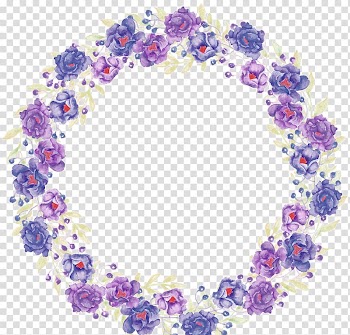 , Purple flowers HQ transparent background PNG clipart