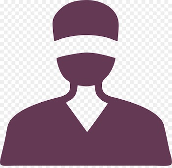 Purple Font Line Shoulder Headgear - crna sign 