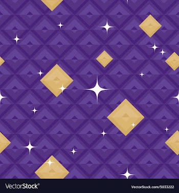  					Purple Geometric Pattern with Stars vector image														