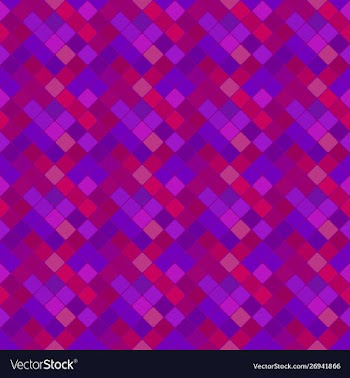 Purple geometrical abstract square pattern vector image