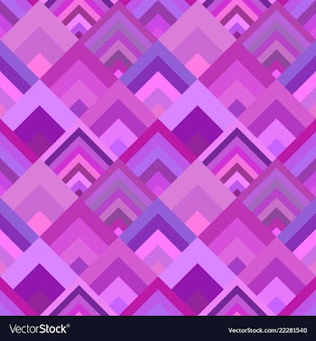 Purple geometrical diagonal square mosaic tile vector image