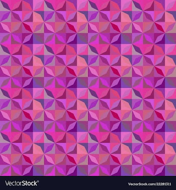 Purple geometrical striped shape tile mosaic vector image