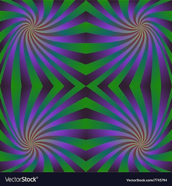 Purple green seamless swirl pattern background vector image