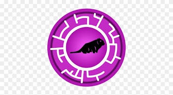 Purple Groundhog Creature Power Disc - Wild Kratts Wolf Power Disc