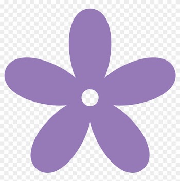 Purple Heart Clipart Clipart Download - Lavender Flower Clip Art
