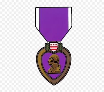 Purple Heart, Military, Heart, Purple, Medal PNG