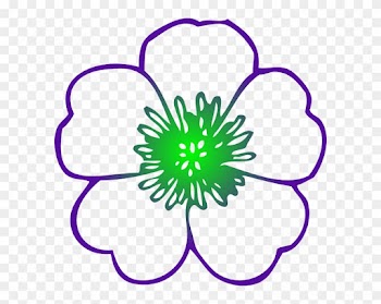 Purple Hibiscus Flower Clip Art - Flower Clip Art Free