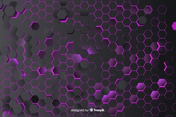Purple honeycomb background Free Vector