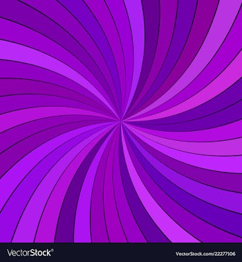 Purple hypnotic abstract spiral ray burst stripe vector image