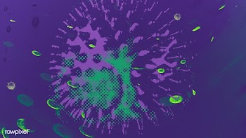 Purple infectious coronavirus outbreak social banner | Free  illustration - 2326124