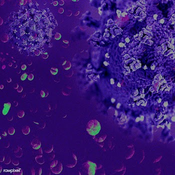 Purple infectious coronavirus outbreak template | Free  illustration - 2312141