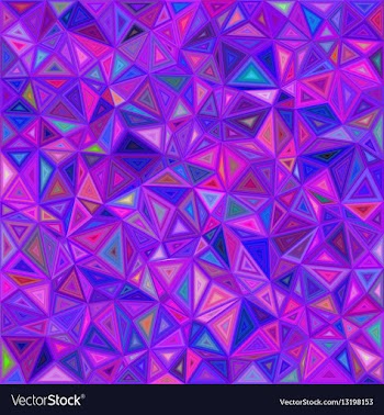 Purple irregular triangle mosaic background design vector image