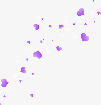 Purple Love, Love Clipart, Heart Shaped, Floating Purple Heart PNG ...