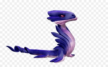 Purple Marine mammal Figurine -  