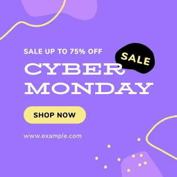 Purple memphis template, sale advertisement | Free Vector Template - rawpixel