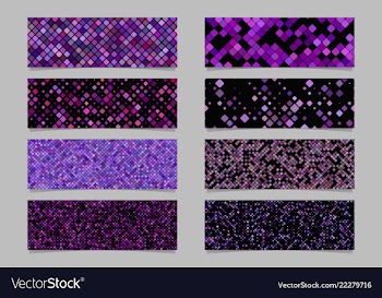 Purple modern diagonal rounded square pattern vector image