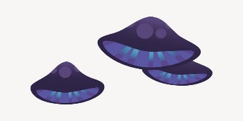 Purple mushroom clipart, Glitch game | Free Vector - rawpixel