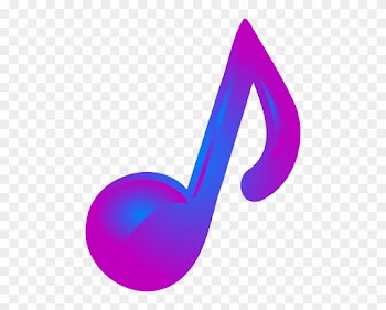 Purple Music Note Clip Art