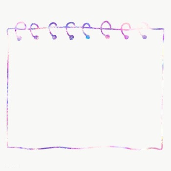 Purple neon paper note frame design element | Free  transparent png - 2337640