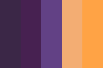 Purple Orange Color Palette