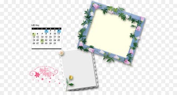 Purple Pattern - Calendar Template 