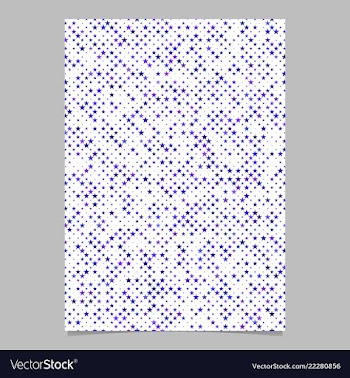 Purple pentagram star shape pattern background vector image