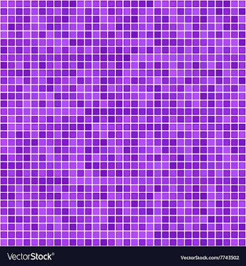 Purple pixel mosaic background vector image