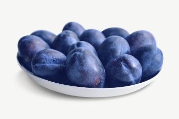 Purple plums collage element psd | Free PSD - rawpixel