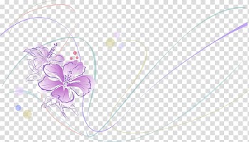 Purple Poster, Dynamic lines transparent background PNG clipart