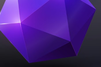 Purple prism background, shiny 3D | Free PSD - rawpixel