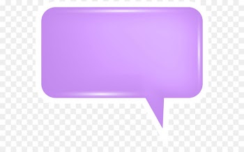 Purple Product Rectangle Design - Bubble Speech Purple PNG Transparent Clip Art Image 